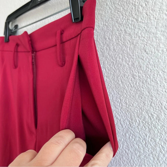 Patrizia Pepe Essential Crepe Pant Martian Red Size 40 - Picture 6 of 15